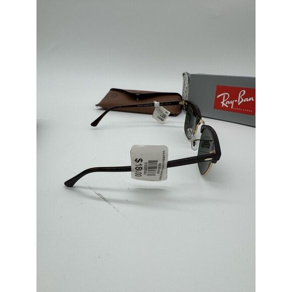 RAY-BAN RB 3016 W0366 HAVANA GOLD CLUBMASTER AUTHENTIC FRAMES SUNGLASSES 49-21 - Picture 8 of 12